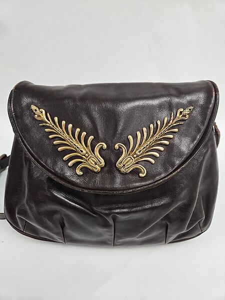 Purse, Phelps (American, founded 1940), leather, metal, American