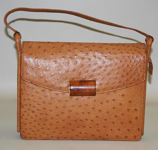 Purse, Mark W. Cross (American, 1845–1997), leather, metal, American