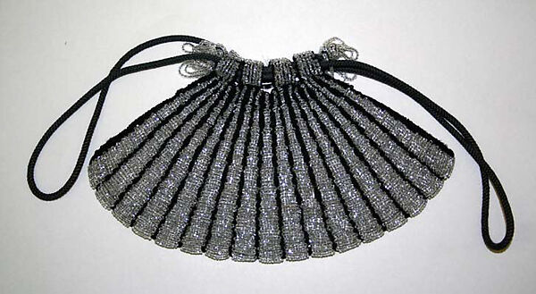 Drawstring bag, silk, crystal, American or European 