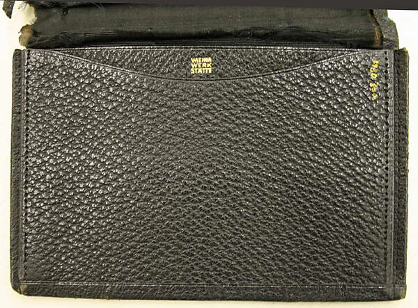 Wallet, Wiener Werkstätte, leather, Austrian