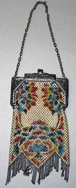 Purse, metal, American 