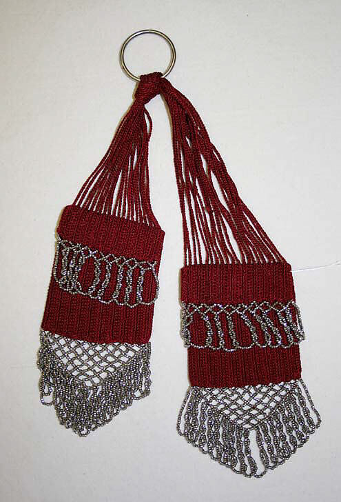 Miser's purse, silk, American 