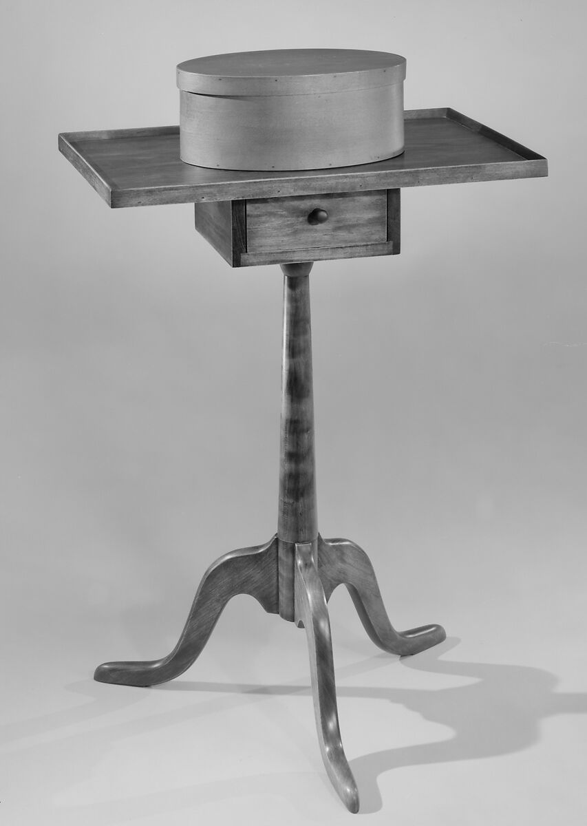 Candle Stand, United Society of Believers in Christ’s Second Appearing (“Shakers”) (American, active ca. 1750–present), Cherry, birch, pine, American, Shaker