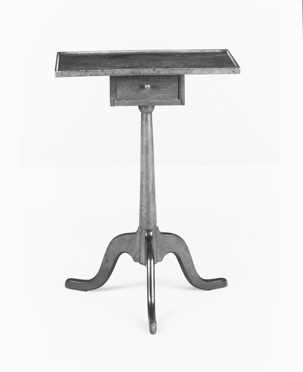 Candle Stand, United Society of Believers in Christ’s Second Appearing (“Shakers”) (American, active ca. 1750–present), Cherry, birch, pine, American, Shaker