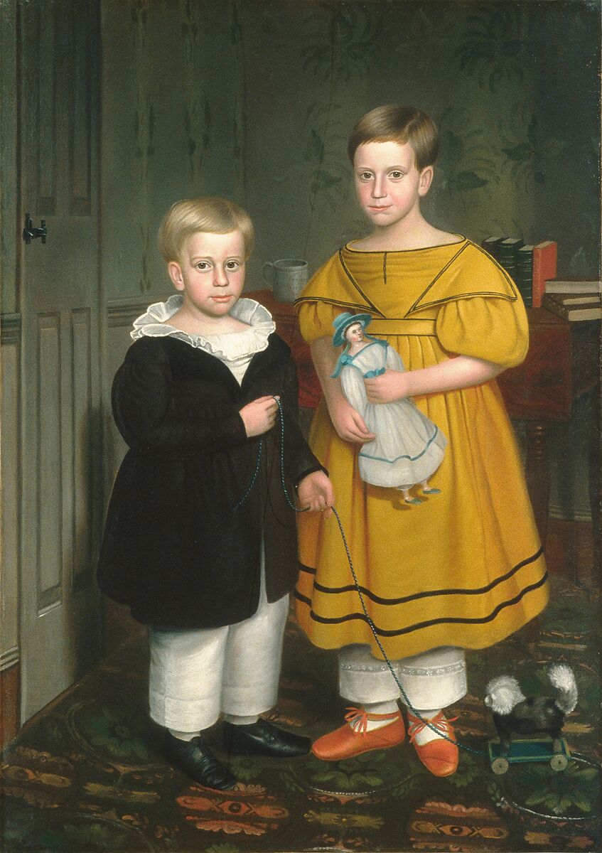 The Raymond Children, Robert Peckham (1785–1877), Oil on canvas, American 