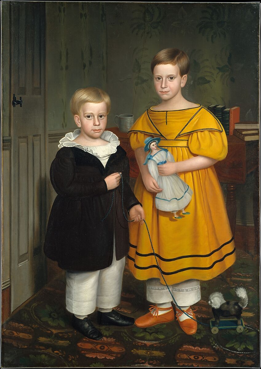 The Raymond Children, Robert Peckham (1785–1877), Oil on canvas, American