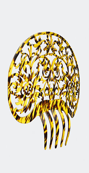 Comb, plastic (cellulose nitrate), Spanish