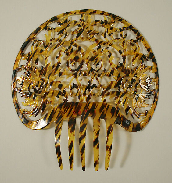 Comb, plastic (cellulose nitrate), Spanish