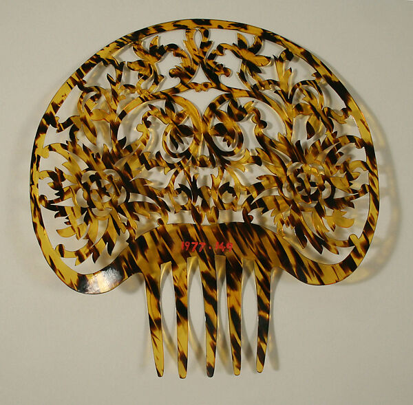 Comb, plastic (cellulose nitrate), Spanish