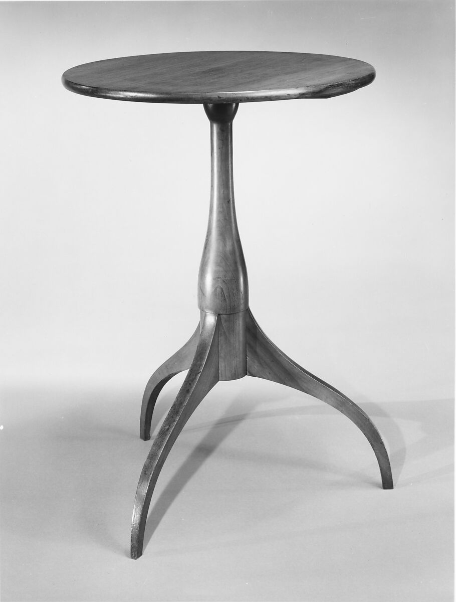 Candle Stand, United Society of Believers in Christ’s Second Appearing (“Shakers”) (American, active ca. 1750–present), Cherry, American, Shaker