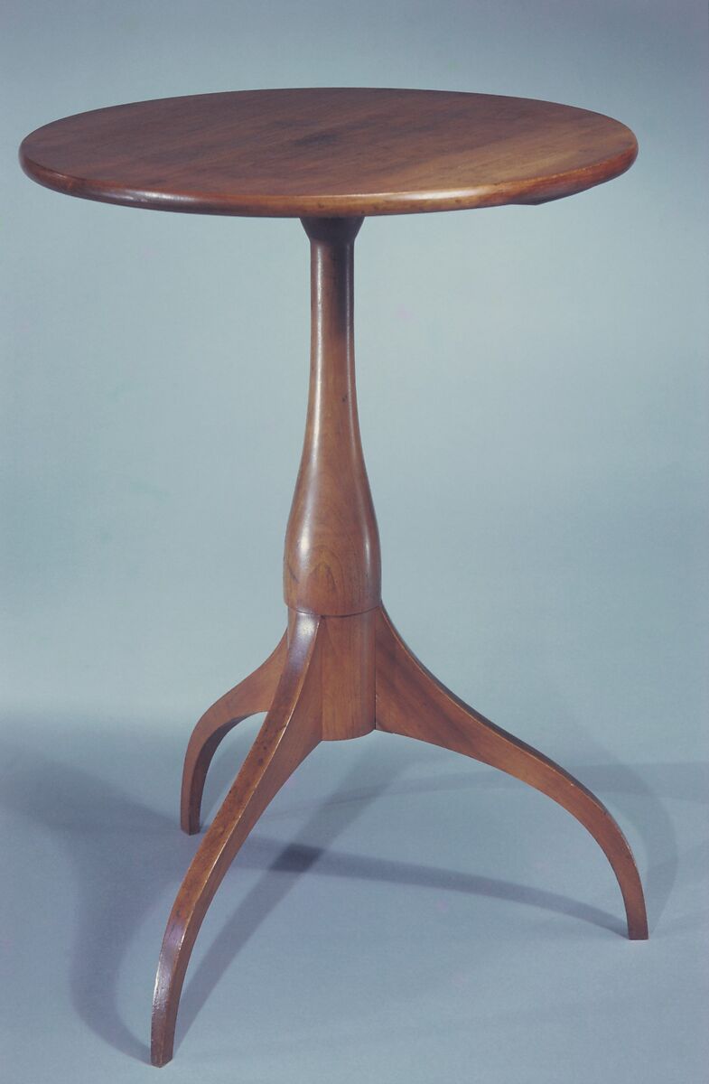 Candle Stand, United Society of Believers in Christ’s Second Appearing (“Shakers”) (American, active ca. 1750–present), Cherry, American, Shaker
