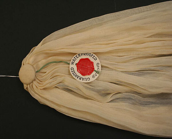 Veil, cotton, silk, American