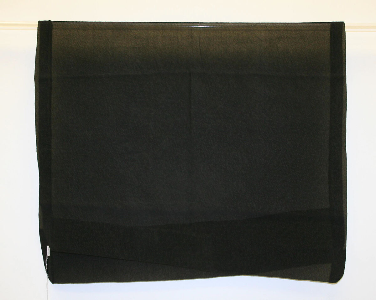 Mourning veil, silk, American 