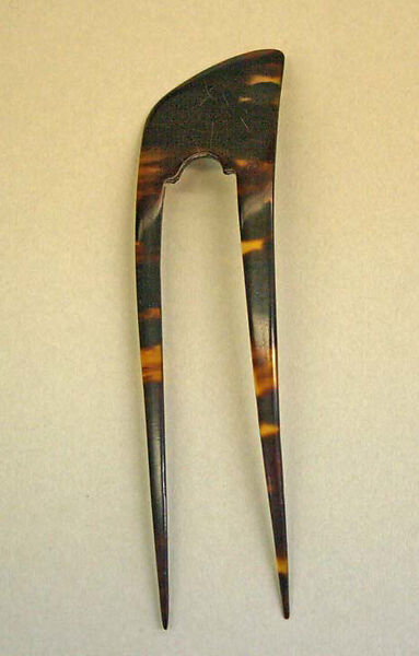 Hairpin, tortoiseshell, American 