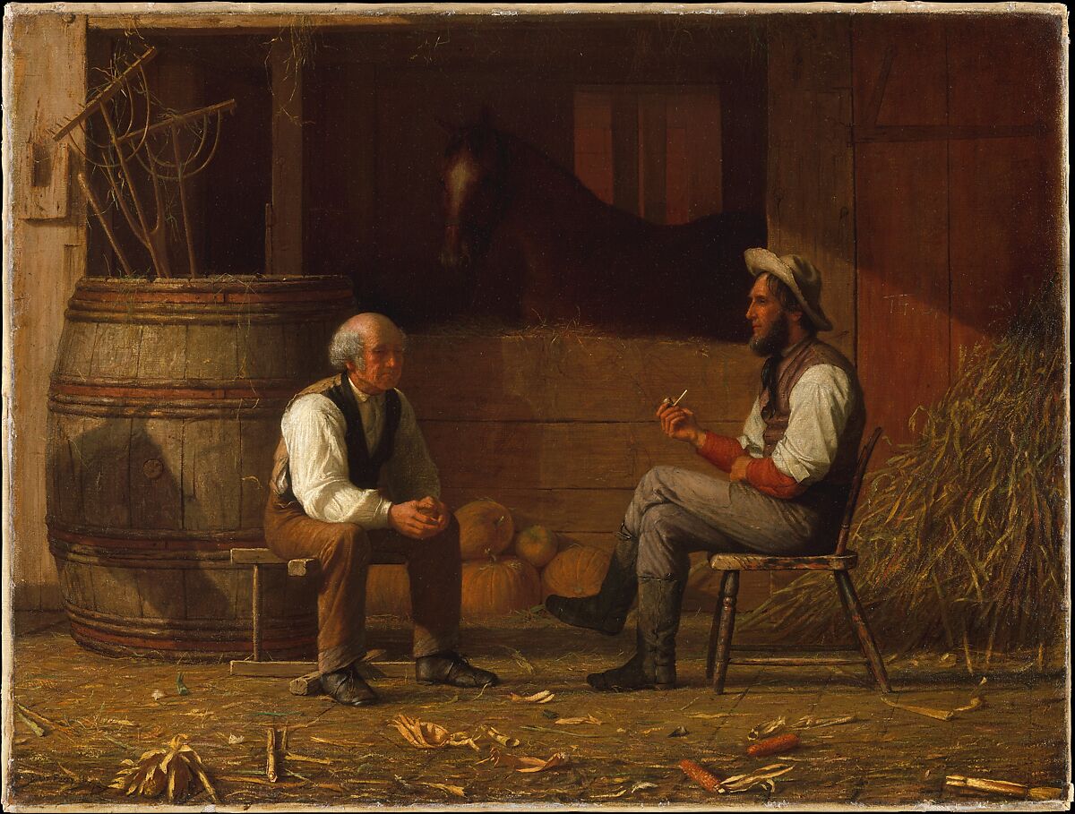 Talking It Over, Enoch Wood Perry  American, Oil on canvas, American