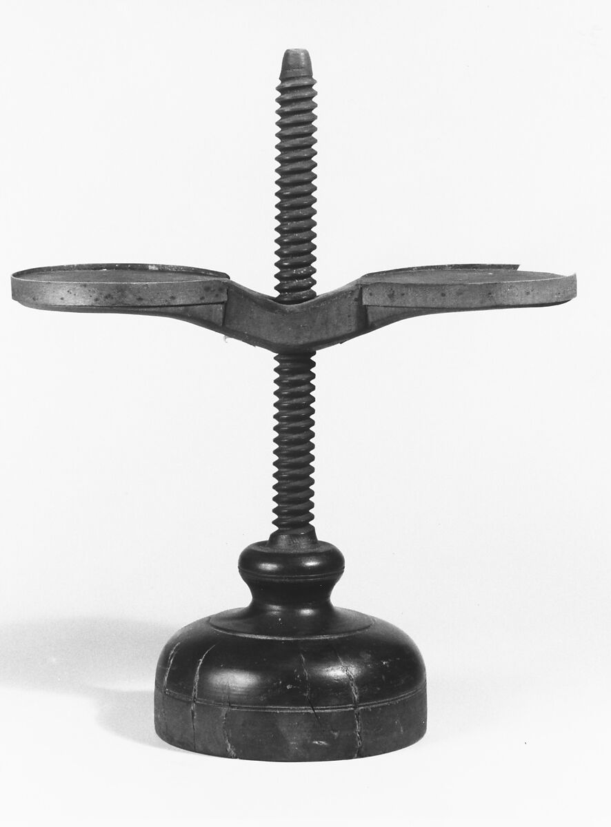 Candle Stand, United Society of Believers in Christ’s Second Appearing (“Shakers”) (American, active ca. 1750–present), Maple, basswood, American, Shaker 