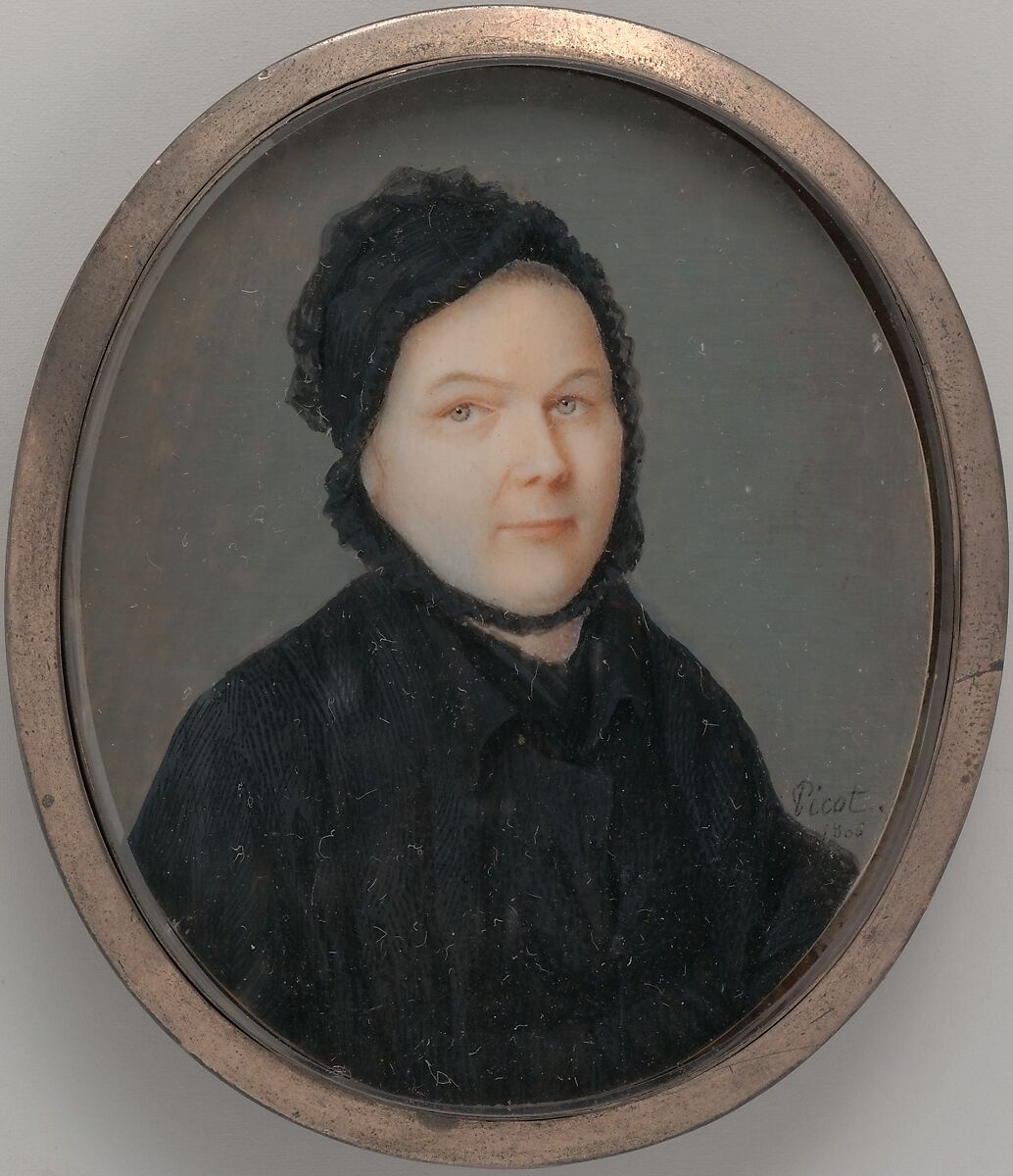 Mrs. Phineas Miller (Catherine Littlefield), Joseph-Pierre Picot de Limoelan de Cloriviere (Broons, France 1768–1826 Washington, D.C.), Watercolor on ivory, American 