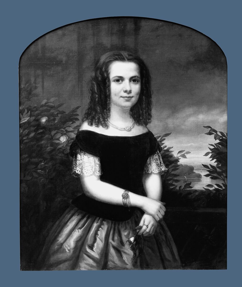 Kate Lyon Cornell, Theodore E. Pine (1827–1905), Oil on canvas, American 