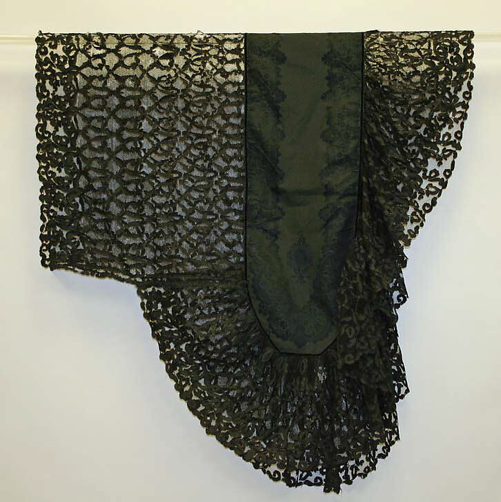 Mantilla, silk, Spanish 