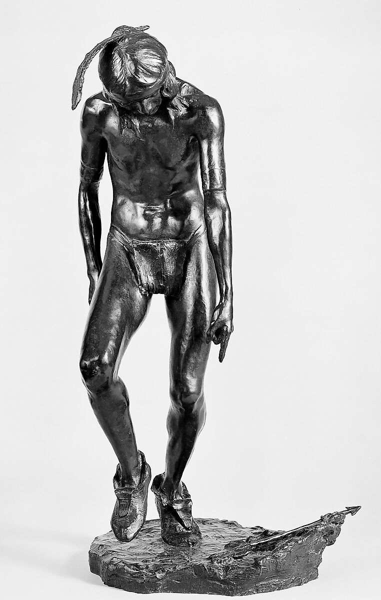 The Arrow Dance, Louis McClellan Potter (American, Troy, New York 1873–1912 Seattle, Washington), Bronze, American 