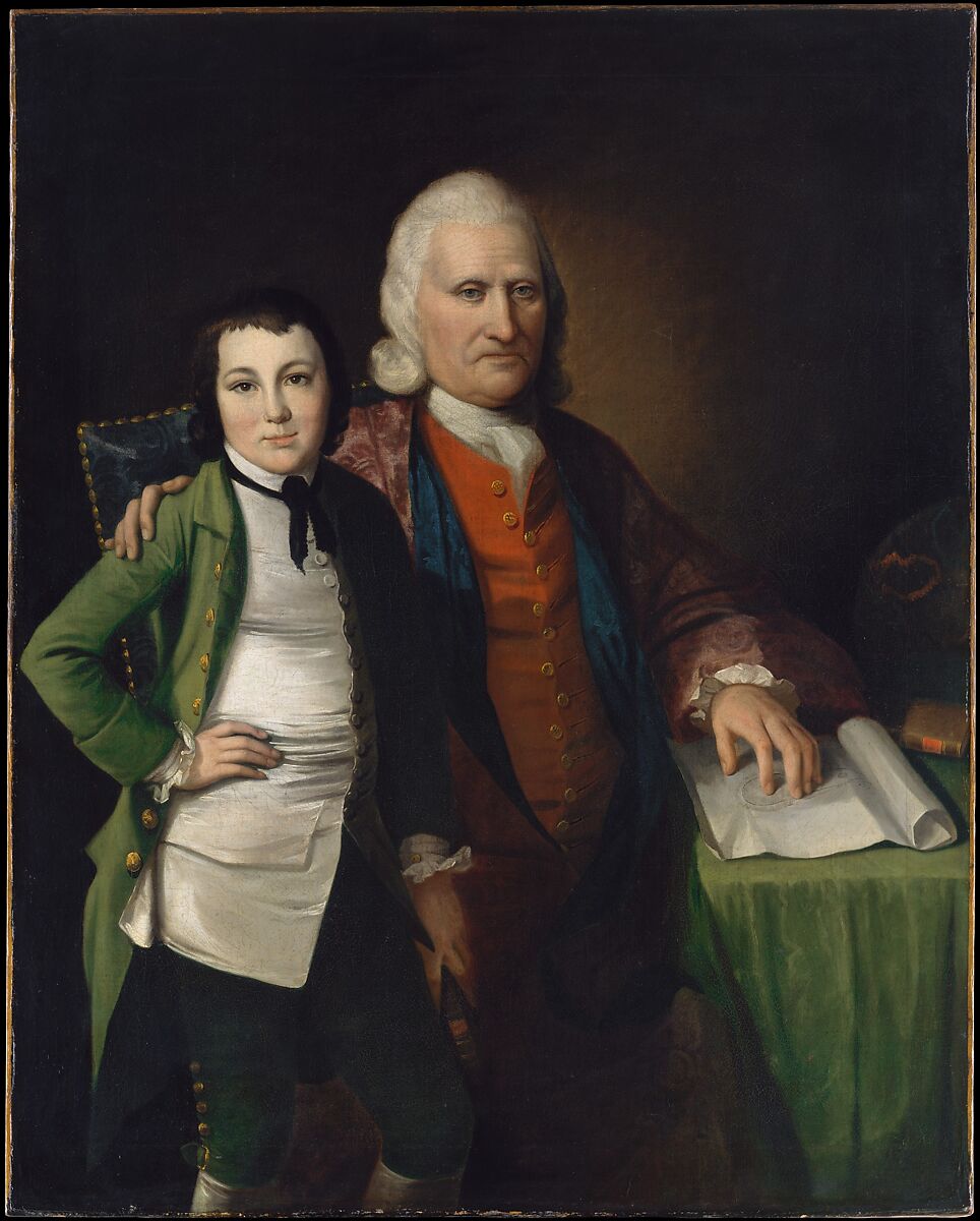 Cadwallader Colden and His Grandson Warren De Lancey, Matthew Pratt (1734–1805), Oil on canvas, American 