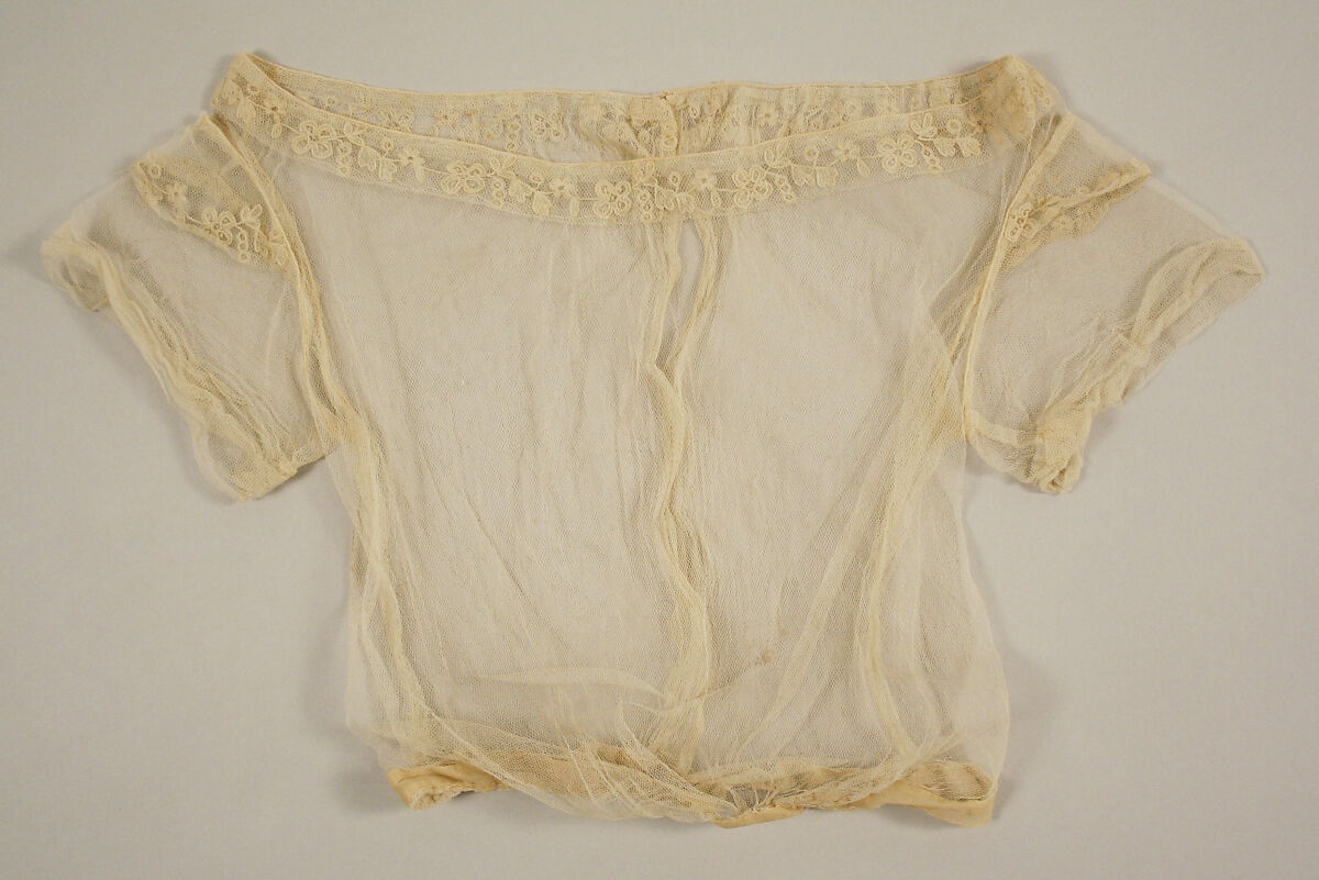 Bodice, cotton, American or European 