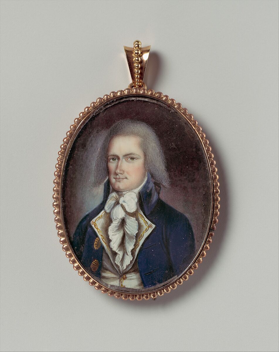 George Henry Remsen, William Verstille (American, Boston, Massachusetts 1757–1803 Boston, Massachusetts), Watercolor on ivory, American 