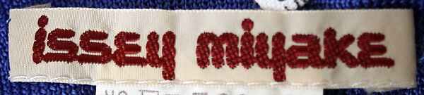 Ensemble, Issey Miyake (Japanese, 1938–2022), a-c) synthetic, Japanese