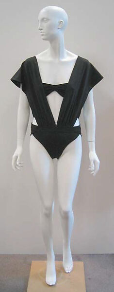 Bathing suit, Issey Miyake (Japanese, 1938–2022), a,b) synthetic blend, Japanese 