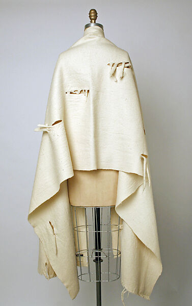 Scarf, Comme des Garçons (Japanese, founded 1969), wool and cotton, Japanese