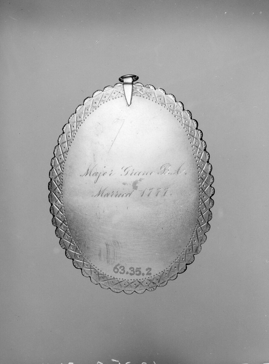 Major Greene, B.A., John Ramage (Ireland ca. 1748–1802 Montreal), Watercolor on ivory, American