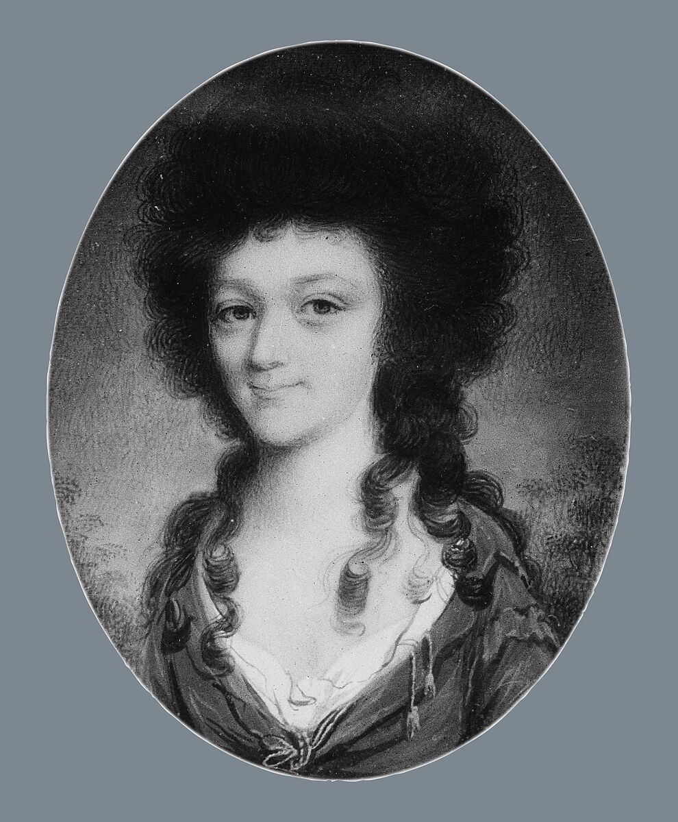 Mrs. Gulian Ludlow (Maria Ludlow), John Ramage (Ireland ca. 1748–1802 Montreal), Watercolor on ivory, American 