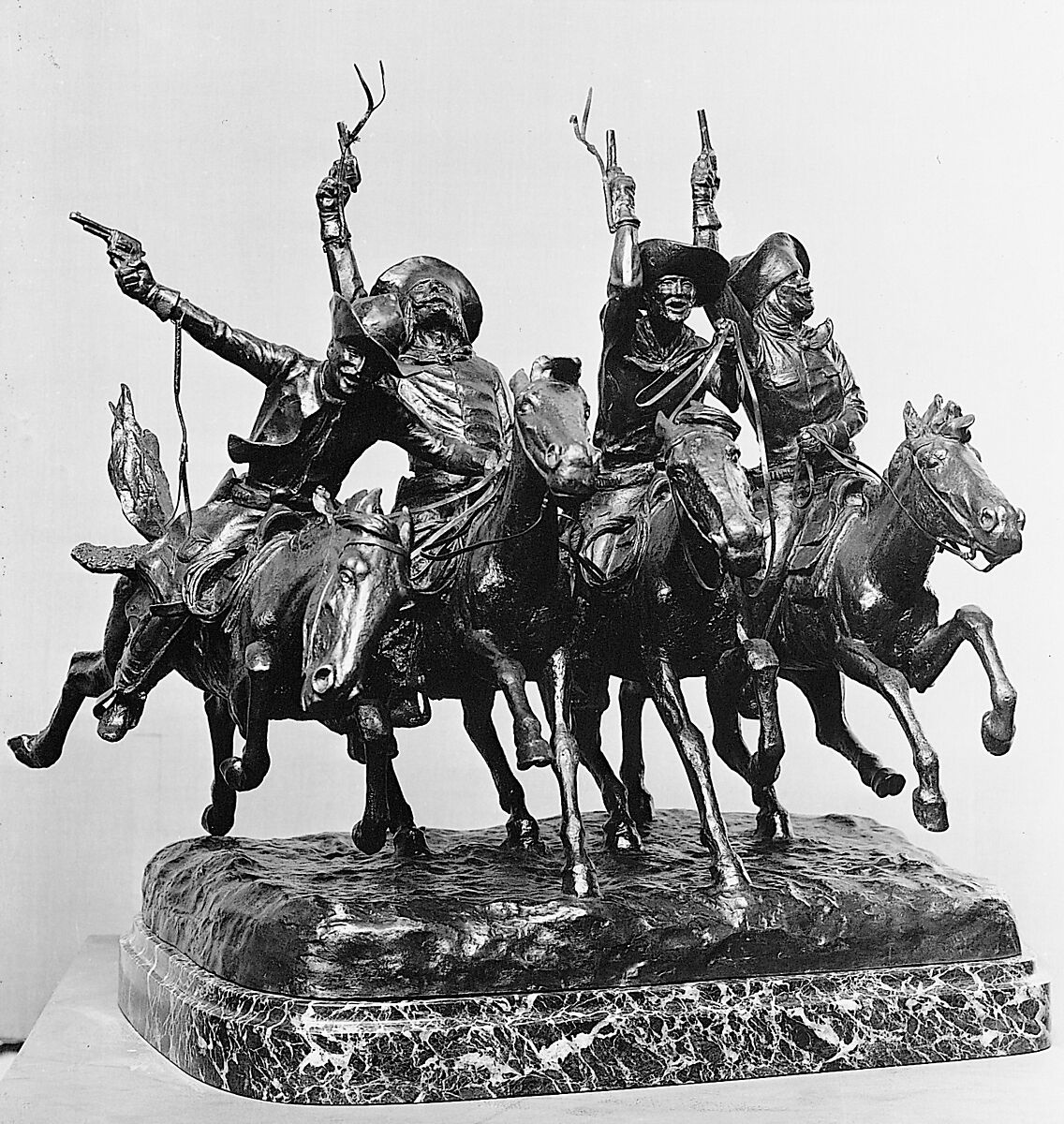 Coming Through the Rye, Frederic Remington (American, Canton, New York 1861–1909 Ridgefield, Connecticut), Bronze, American 