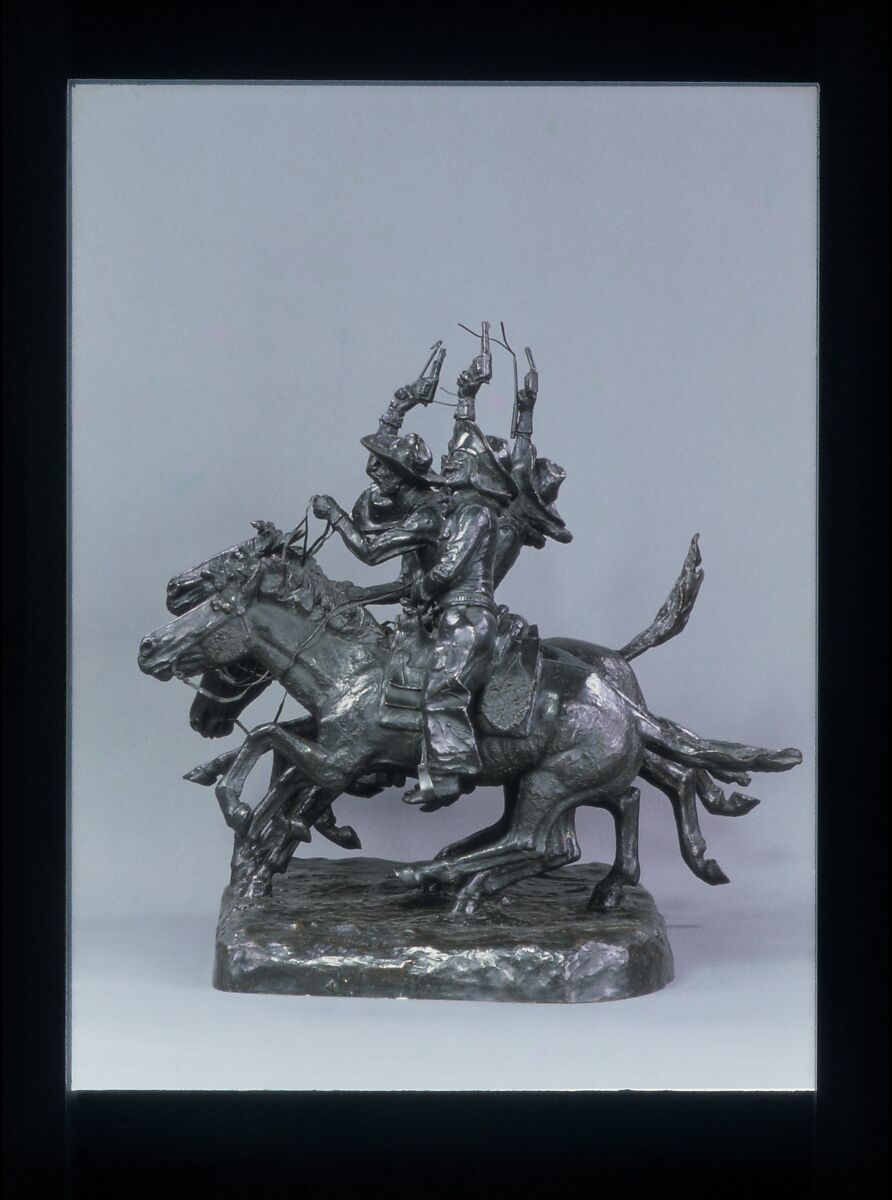 Coming Through the Rye, Frederic Remington (American, Canton, New York 1861–1909 Ridgefield, Connecticut), Bronze, American
