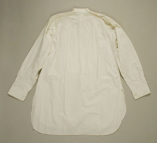 Evening shirt, linen, cotton, French