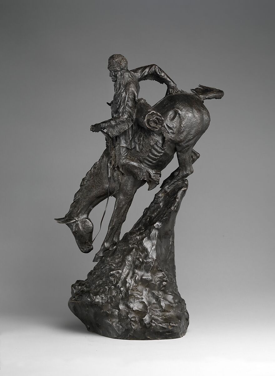 The Mountain Man, Frederic Remington (American, Canton, New York 1861–1909 Ridgefield, Connecticut), Bronze, American