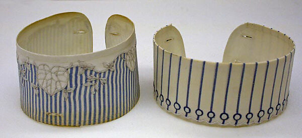 Collar, cotton, linen, American or European