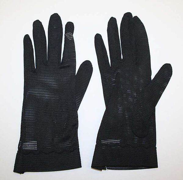 Gloves, leather, silk, French