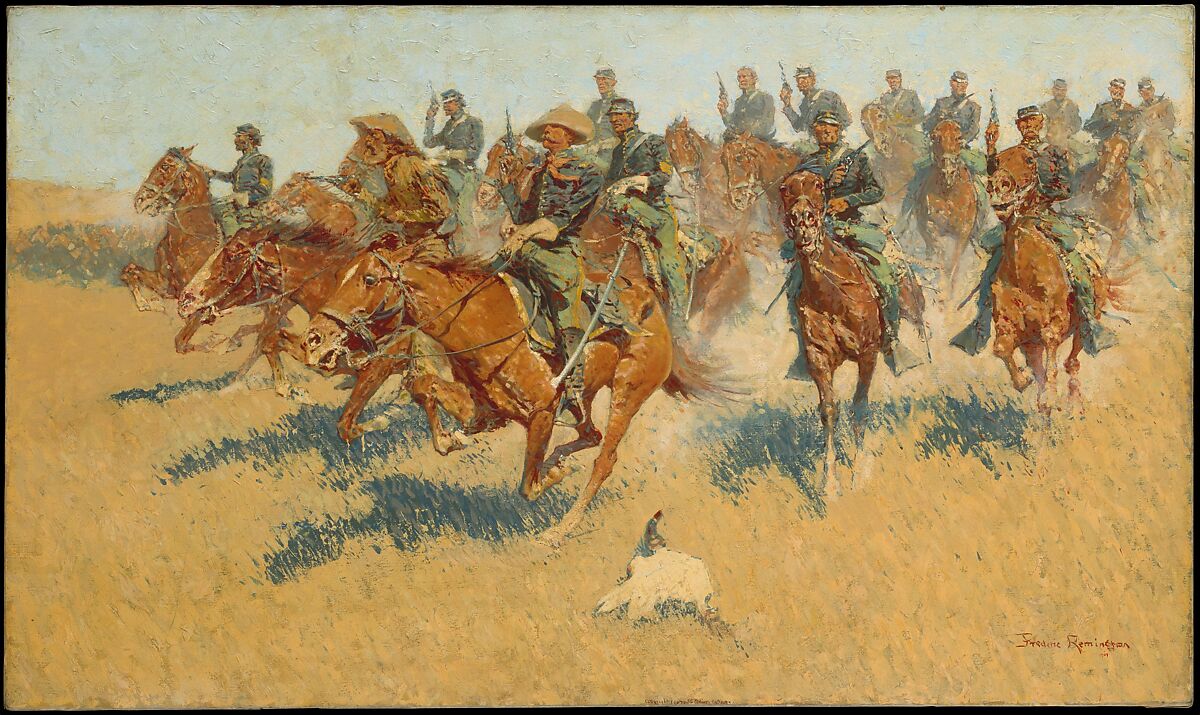 On the Southern Plains, Frederic Remington (American, Canton, New York 1861–1909 Ridgefield, Connecticut), Oil on canvas, American 