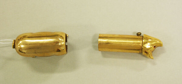 Lipstick case, metal, French