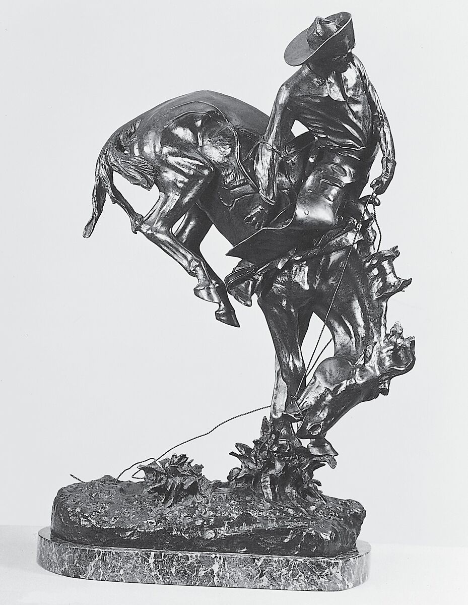 The Outlaw, Frederic Remington (American, Canton, New York 1861–1909 Ridgefield, Connecticut), Bronze, American 