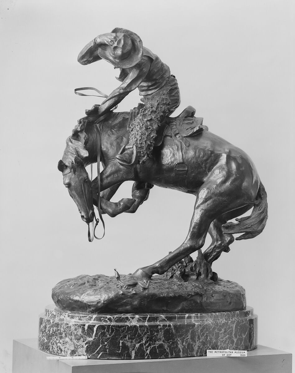 The Rattlesnake, Frederic Remington (American, Canton, New York 1861–1909 Ridgefield, Connecticut), Bronze, American 