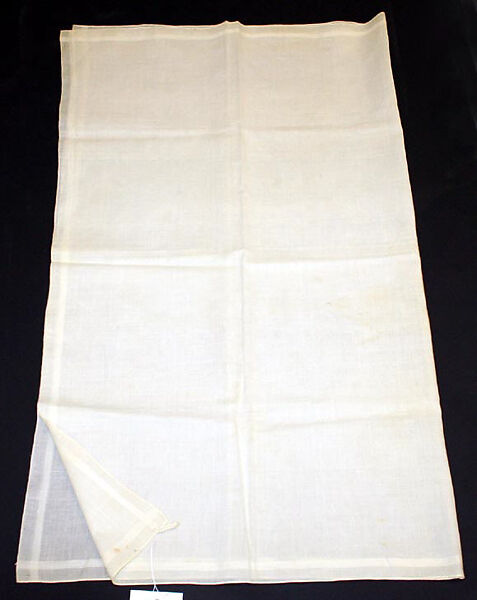 Kerchief, linen, American or European 