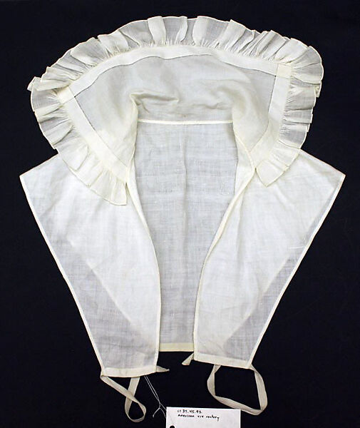 Collar, linen, American or European 