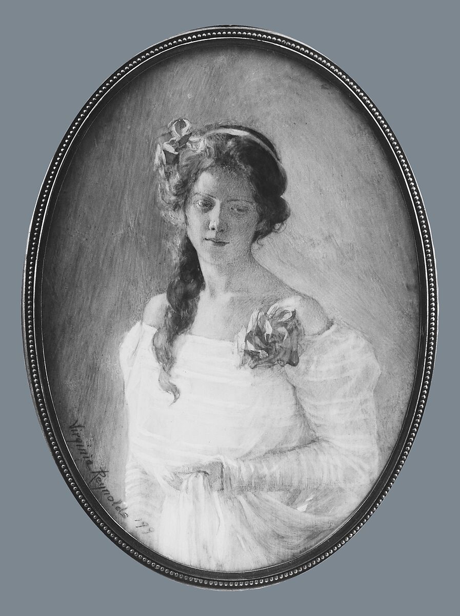 Bessie Moore, Virginia Richmond Reynolds (1866–1903), Watercolor on ivory, American 