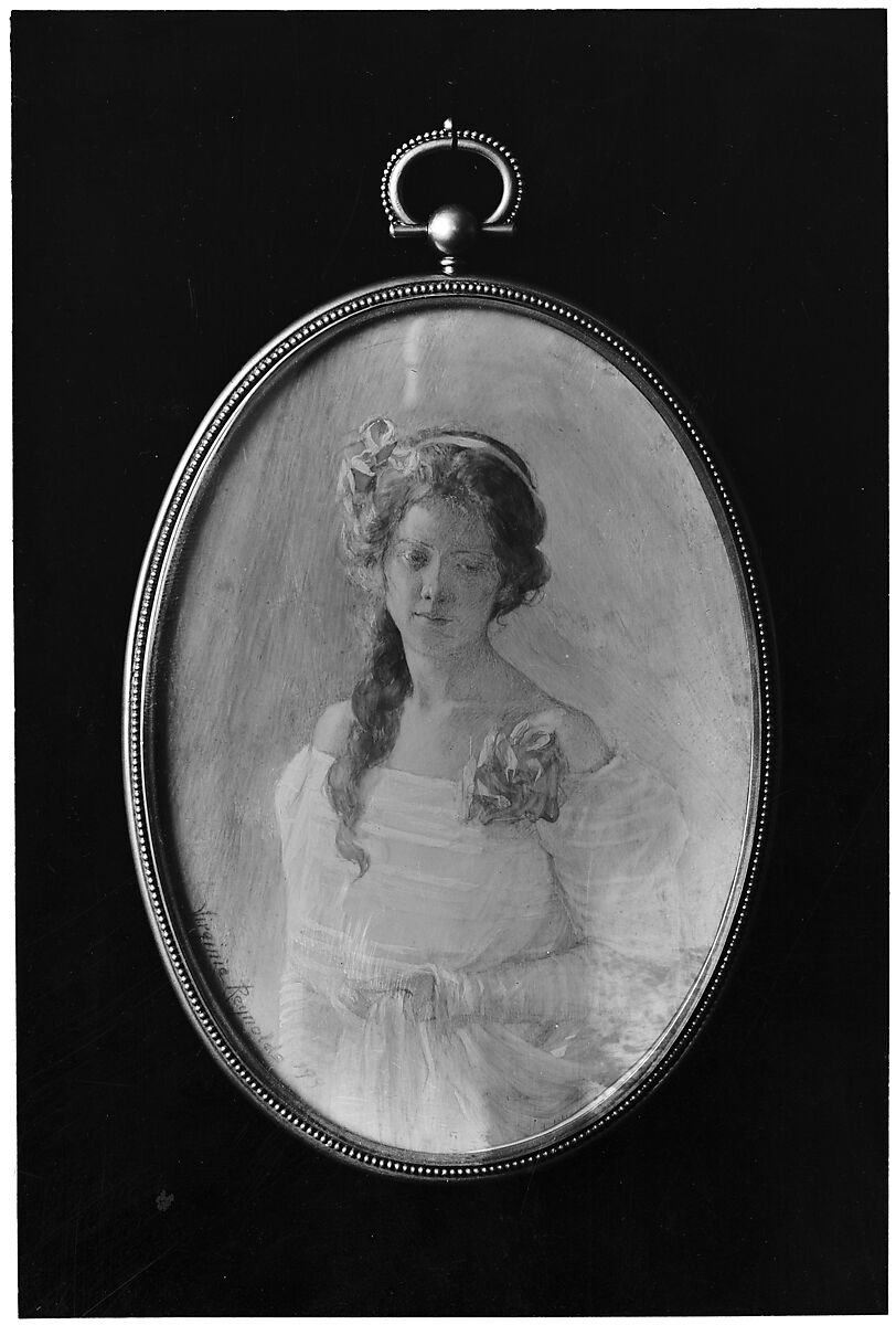 Bessie Moore, Virginia Richmond Reynolds (1866–1903), Watercolor on ivory, American