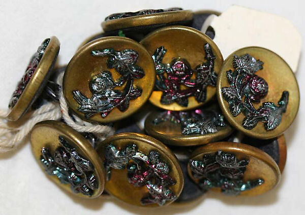 Button, [no medium available], American or European