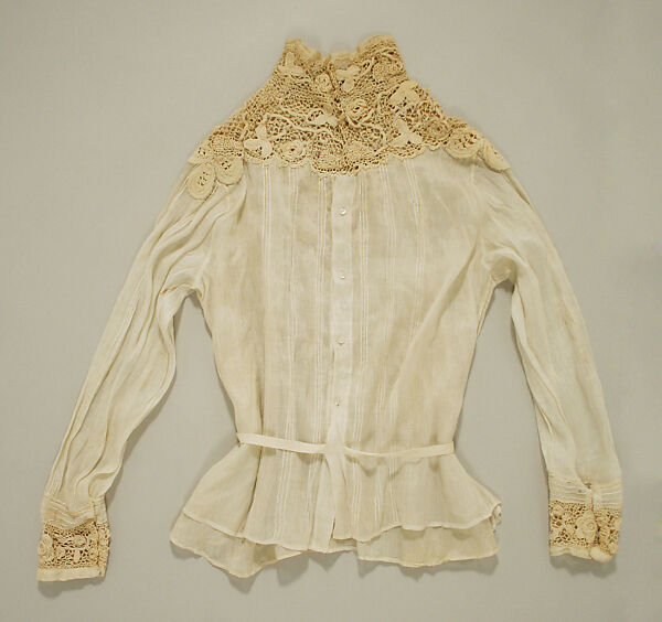 Blouse, cotton, American or European