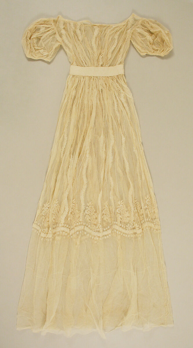 Wedding dress, [no medium available], American or European 