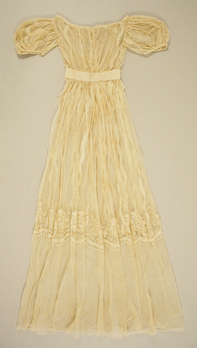 Wedding dress, [no medium available], American or European